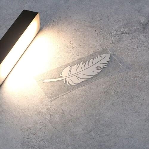 Feather Creative Car Vinyl Decals Auto Head Engine Window Decorate Motorcycle Scratches Cover Sticker