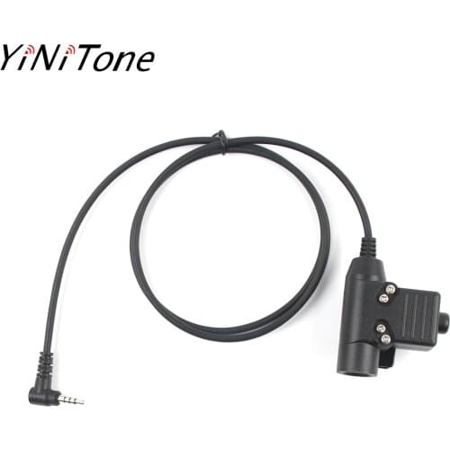 Military Headset U94 PTT For COMTAC MSA EARMOR TCA TRI NATO plug for Standard Version Yaesu Vertex VX-3R VX-110 FT-10R