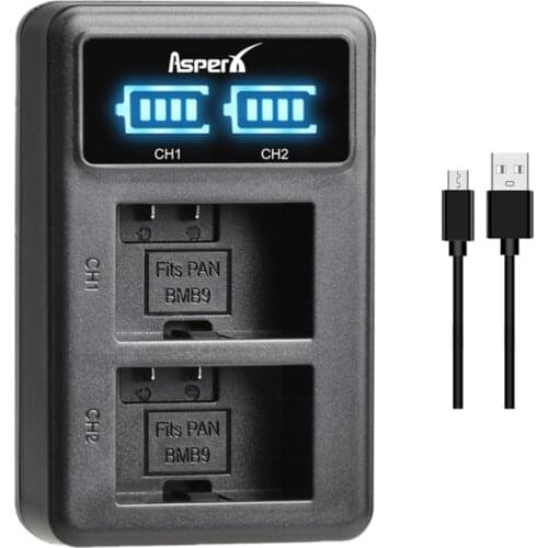 DMW BMB9 BMB9E DMW-BMB9 Battery Charger for Panasonic Lumix DC FZ82 FZ70 FZ60 FZ100 FZ150 FZ40 FZ45 FZ47 FZ48
