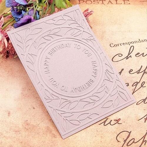 HOT plastic Petal wreath craft card making paper card album wedding decoration clip Embossing folders