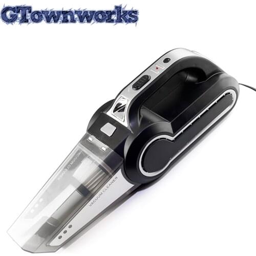 120W 4500mbar Car Vacuum Cleaner 12V Mini Powerful Cyclone Suction Portable Rechargeable Powerful Auto Wet And Dry dual-use