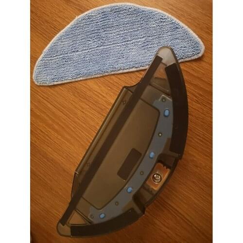 1x water tank+1x Mop cloths Replacement for Conga Excellence 990 Dry Robotic Vacuum Cleaner Parts