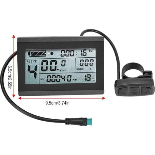 24V 36V 48V LCD bike Display Intelligent KT LCD3 Panel For Electric Bike Conversion Parts KT Controller