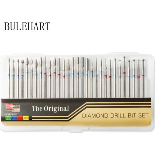 30 Pcs Carbide Milling Cutter For Manicure Removing Gel Varnish Burr Nail Drill Bits Kits