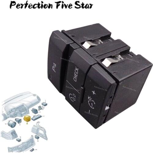 4L1927123A 5PR Switch block left PDC clock Check instrument lighting For Audi Q7 4L 2005 2006 2007 2008 2009 2010 2012 2013 2014