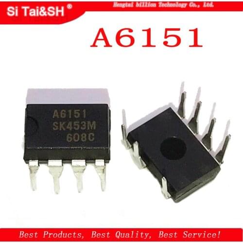 5PCS A6151 STR-A6151 DIP-7 New LCD power chip LCD IC
