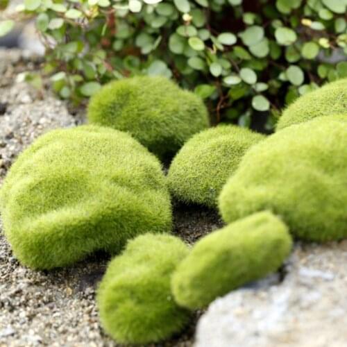 5Pcs/artificial moss/ fairy garden terrarium /home decor/crafts/bonsai/bottle garden/miniatures/DIY supplies/model