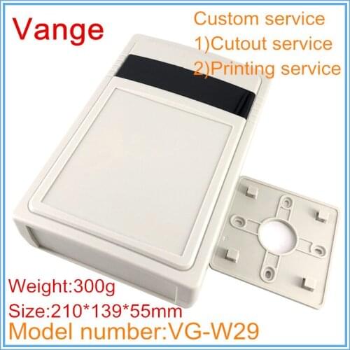 5pcs/lot wall-mounted wire junction box 210*139*55mm ABS project box plastic housing for communicated module product