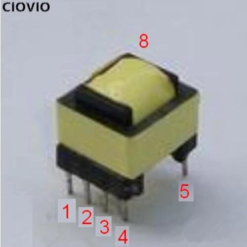 CIOVIO 50PCS EE10-A1 switching power supply high-frequency transformer 220V to 5-12V maximum output 3W