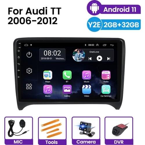 9 inch 2GB RAM 32GB ROM For Audi TT MK2 8J 2006 2007 2008 2009 2010 2011 2012 Autoradio GPS Multimedia player stereo
