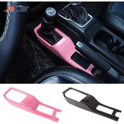 Car Central Control Gear Panel Inner Handle Decorative Frame Sticker Jeep Wrangler JL JT Gladiator 2018 Up Interior Accessories