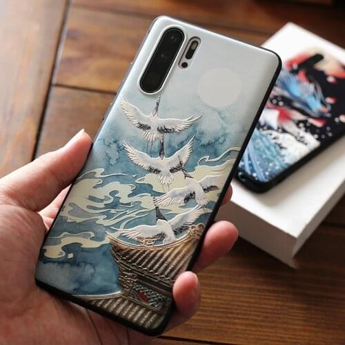 For Huawei P40 P30 Pro Lite Nova 5T 5 Pro 5i 4e P20 Honor 20i 10 V20 View 20 Case New 3D Relief Matte Soft Cover Official Funda