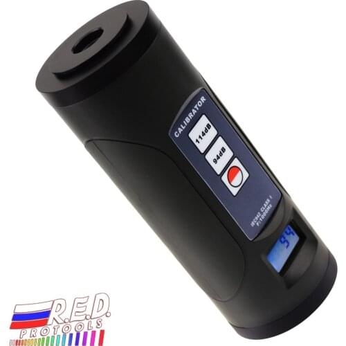 Digital Sound Level Meter Calibrator 94dB & 114dB for 1/2" and 1" inch Microphone, Professional Noise Decibel Calibration Tool