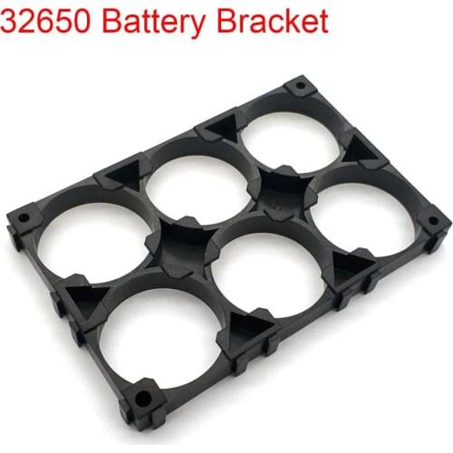 32650 Battery Bracket 2 X 3 Battery Holder Cell Holder Anti-Vibration Plastic Brackets For 32650 Batteries