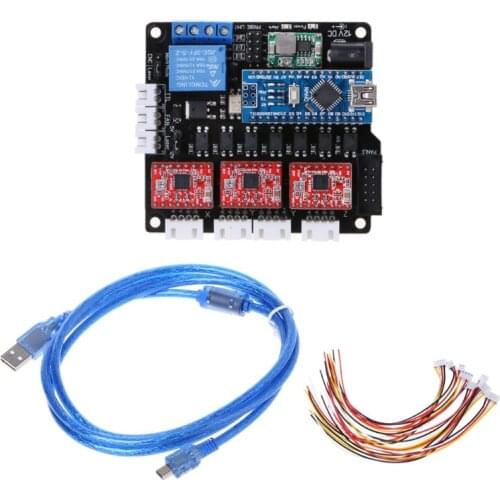 GRBL Laser Controller Board CNC USB 3 Axis Stepper Motor Driver Controller Board