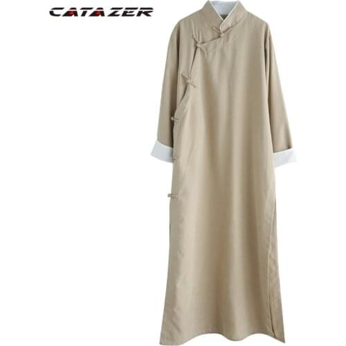 Cotton Wing Chun IP Man Robe Wudang Taoist Shaolin Buddhist Monk Kung fu Suit Tai Chi Uniform Martial arts Clothes