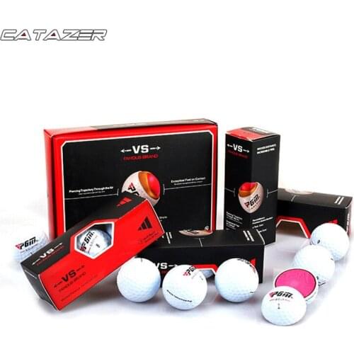 Golf Ball Marker Acustrike Golf Mat Three-layer Match Ball Gift Box Package Golf Ball Set Game Use Ball Golf
