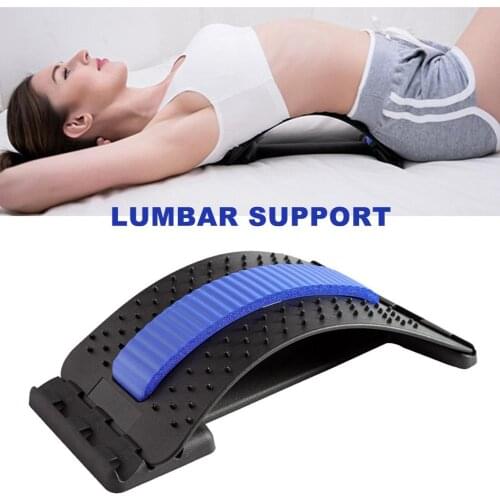 Back Stretch Equipment Massager Massageador Magic Stretcher Fitness Lumbar Support Relaxation Spine Pain Relief Yoga Accessories