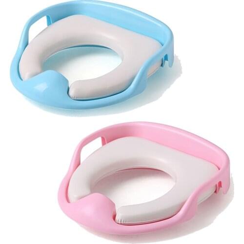 Multifunctional Baby Travel Potty Seat Portable Toilet Seat Kids Safety Cushion Infant Care Training Stool with Armrest for Kids