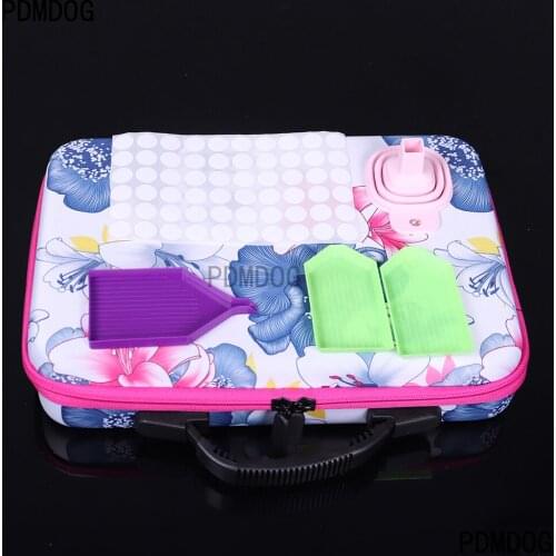 60/70/80/120 Bottles 5d Diamond Painting Accessories tools Storage Box Carry Case diamant painting tools Container Bag
