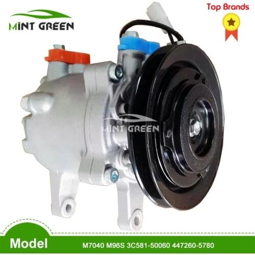 SVO7E auto air ac compressor for Kubota M108S M110 M5140 M7040 M96S 447280-3080 3C581-50060 447260-5780 3C581-97590 447260-5781