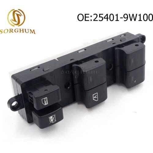 Driver Side Power Master Window Switch For 05-08 Nissan Pathfinder 4.0L 5.6L 25401-9W100 254019W100 25401-ZP40B 25401ZP40B