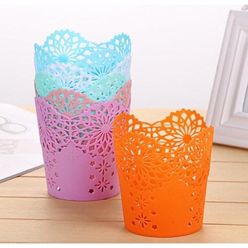 Mini Plastic Storage Basket for Desktop Bathroom Family Sundries Pen Pencil Storage Basket Organizer Vintage Container6 colors