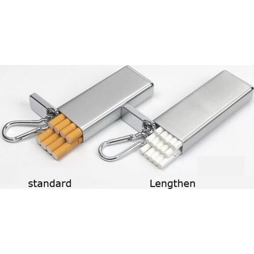 Portable Cigarette Box anti-pressure Waterproof Multifunctional Tobacco tank metal Ashtray storage bottle toothpick bottle