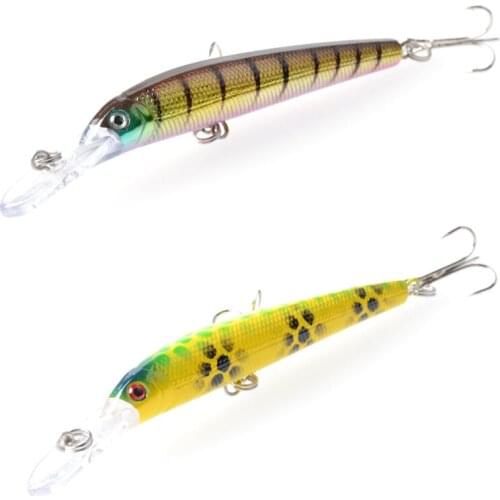 INFOF 10 pcs/lot 10cm /6.8g Minnow Fishing Lures Wobblers Artificial jig bait Hard Fishing Bait shone fishing tackle