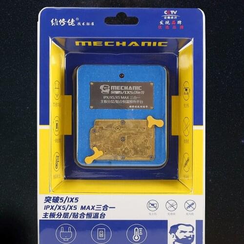 MECHANIC 5/IX5 Motherboard Glue Removal Positioning Layering/Fitting Preheating Platform For IPHONE X XS XS-MAX