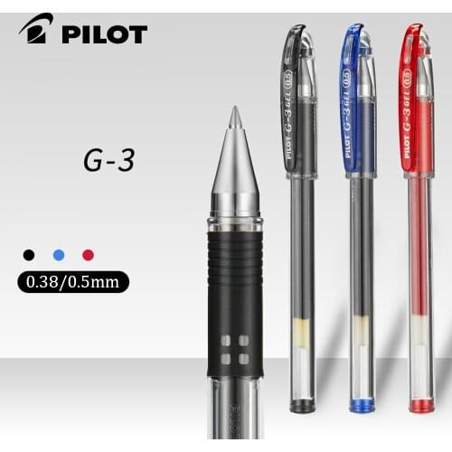 Japan PILOT Gel Pen BL-G3 0.5MM Bullet Point Metal Nib Student Office Special Large-capacity Ink Writing Smoothly