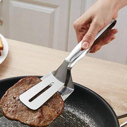 Stainless steel barbecue clips Barbecue clips Bread clips Buffet steak fried shovel food clips Baking tools