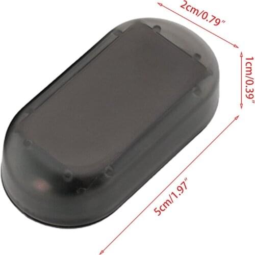 2pcs Solar Powered Car Alarm System,Vehicle LED Light Anti-Theft Flash Blinking