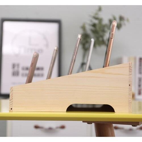 24 Cells Multifunctional Wooden Storage Box Mobile Phone Repair Tool Organizer GXMA