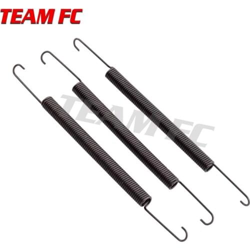 3pcs Exhaust Tuned Pipe Spring Exhaust Muffler Joiner Spring 100mm RC Car HSP Himoto HPI Losi Axial RedCat S65