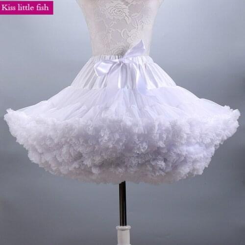 Free shipping High quality new short party dress petticoat cosplay dress petticoat White petticoat
