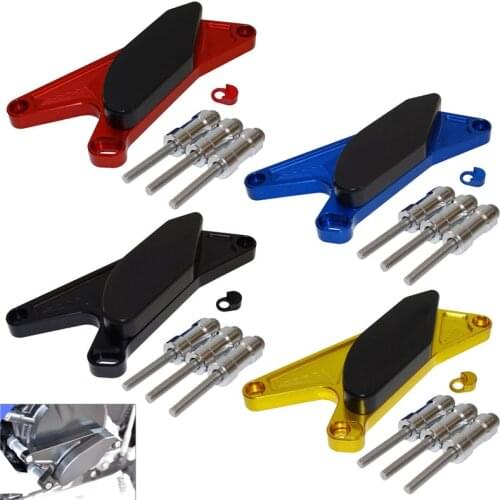 CNC Left Engine Case Stator Cover Guard Crash Pad Slider Protector For SUZUKI Hayabusa GSXR GSX-R B-King GSX 1300 R BK 1999-2020