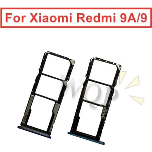 For Xiaomi Redmi 9a/9 Card Tray Holder SIM Card Micro SD SIM Card Slot Adapter Replacement Repair Spare Parts
