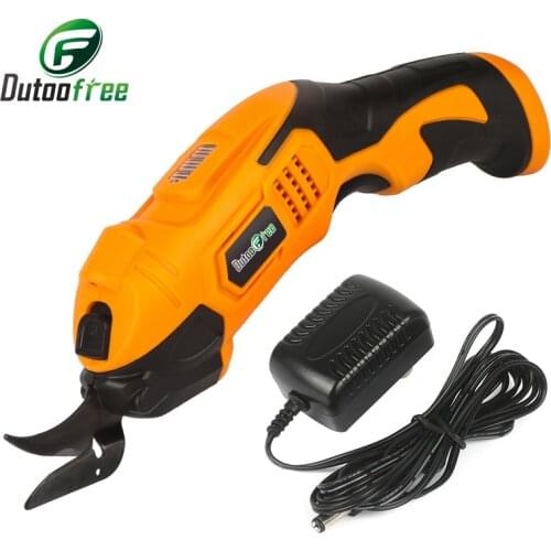 EU/US Electric Scissors Multipurpose Fabric Leather Cloth Cutting Cordless Chargeable Fabric Sewing Handheld Scissors