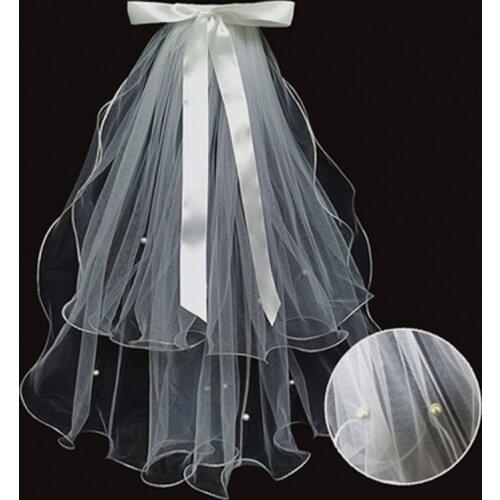 Veil Bride Main Wedding Dress Super Fairy Forest Retro White Simple Bow Headdress