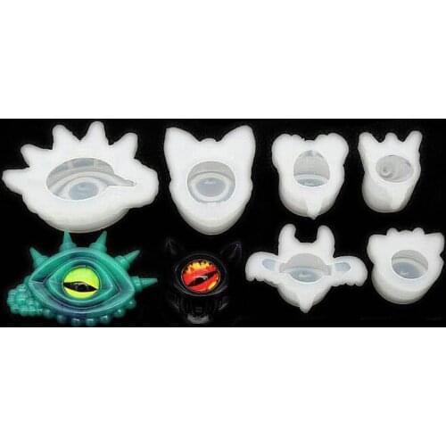 Eyes Demon Silicone Molds DIY UV Resin Cabochons Pendant Handmade Epoxy Resin Evil Jewelry Charms