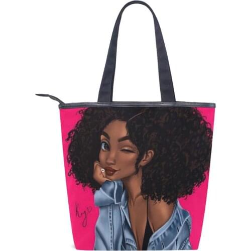 ALAZA Canvas Shoulder Tote Bag for Women Cotton Cloth Shopper Bags Ladies Handbags Eco Reusable Shopping Bag Fabric Beach Bags