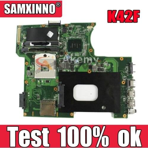 K42F Rev 3.2/3.3 GMA HD USB2.0 HM55 PGA989 mainboard For Asus K42F X42F a42F P42F Motherboard 100% fully tested