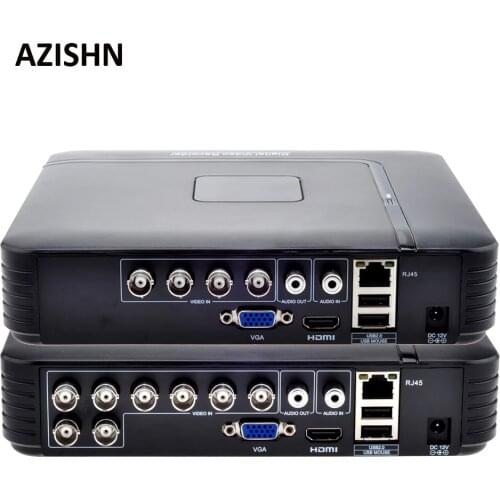 AHD 1080N 4CH 8CH CCTV DVR Mini DVR 5IN1 For CCTV Kit VGA HDMI Security System Mini NVR For 1080P IP Camera Onvif DVR PTZ H.264