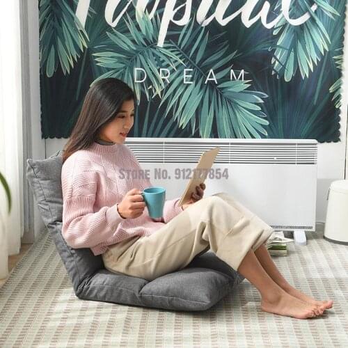 Lazy sofa tatami folding single small apartment bed chair back balcony lounge chair bedroom small sofa