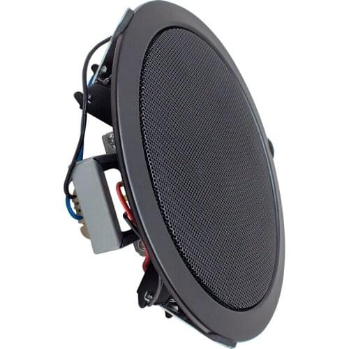 MAGICVOICE MV-19475 13CM 3/6W GYPSUM board SPEAKER BLACK TRANSFORMER (METAL CASE)