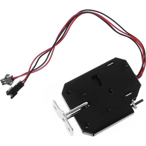 Magnetic Latch Door Lock Electric Drop Bolt Picks Auto DC 12V 2A Solenoid Induction Access Control File Case Cabinet Drawer