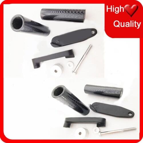 Motorcycle For Kawasaki Ninja 250 250R EX250 2009 2010 2011 Carbon No Cut Frame Sliders crash Falling protection