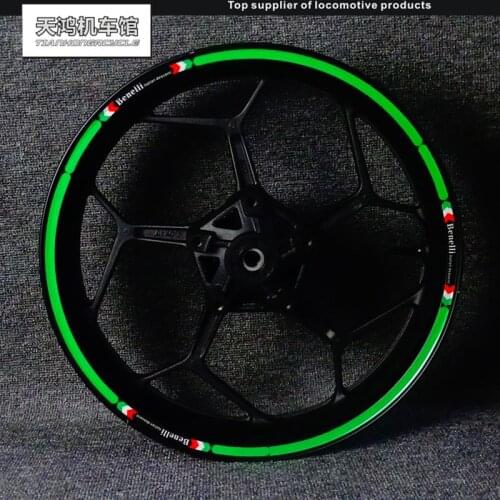 New waterproof sunscreen Cub 250 500 502C TNT600 752S personality modified wheel rim reflective sticker flowerReflective