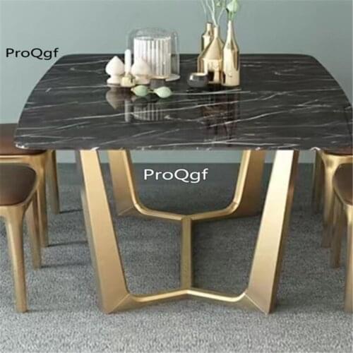 Prodgf 1 Set 130*70*75cm Marble ins series Marble table gold leg